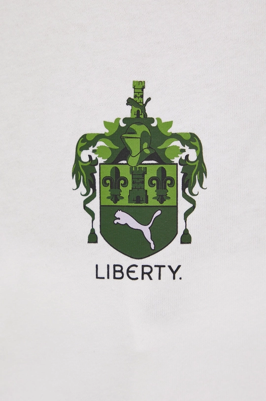 white Puma cotton Puma T-shirt x LIBERTY