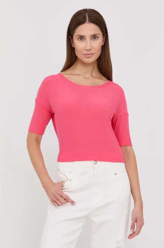 ροζ Μπλουζάκι MAX&Co. Γυναικεία