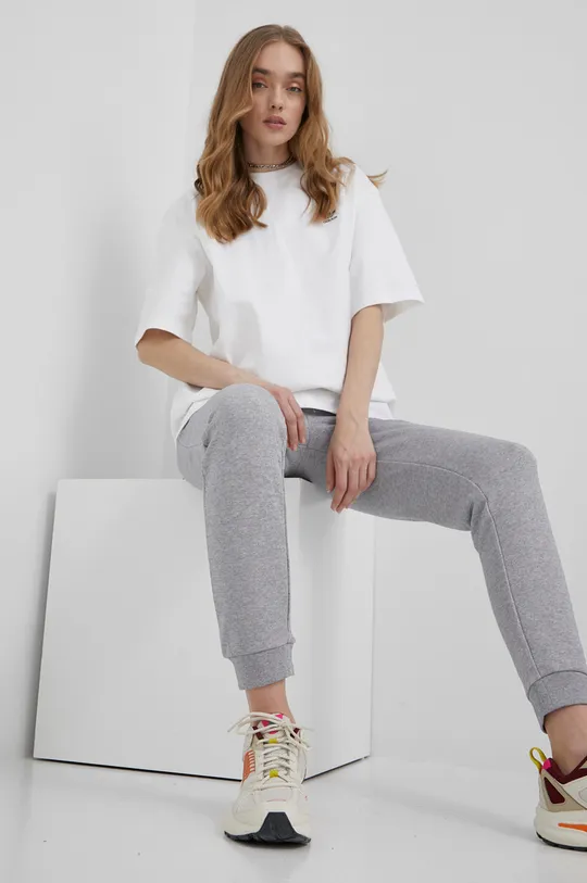Βαμβακερό μπλουζάκι adidas Originals Always Original λευκό