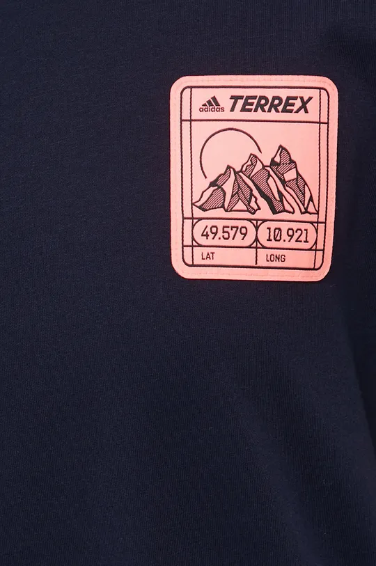 Βαμβακερό μπλουζάκι adidas TERREX Patch Mountain Graphic Γυναικεία