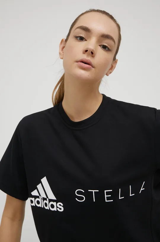 μαύρο Μπλουζάκι adidas by Stella McCartney
