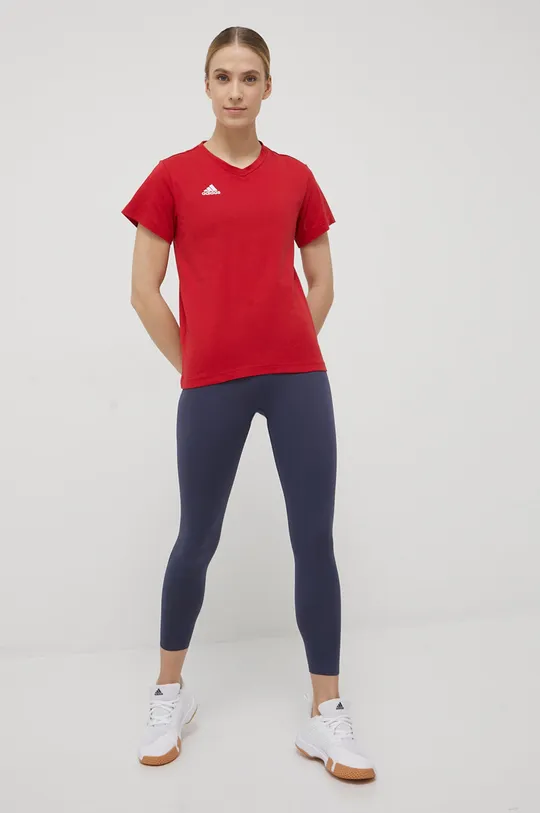 adidas Performance t-shirt Entrada 22 HC0441 czerwony