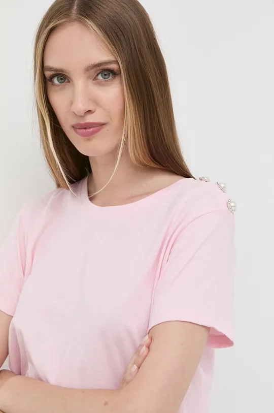 ροζ Βαμβακερό μπλουζάκι Custommade