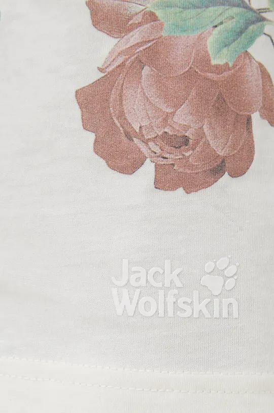 Bombažen t-shirt Jack Wolfskin Ženski