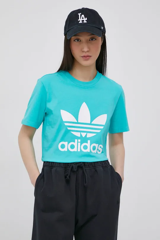 turcoaz adidas Originals tricou Adicolor HE6869 De femei
