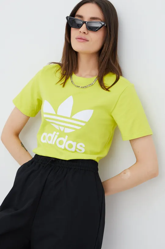 green adidas Originals T-shirt Adicolor Women’s