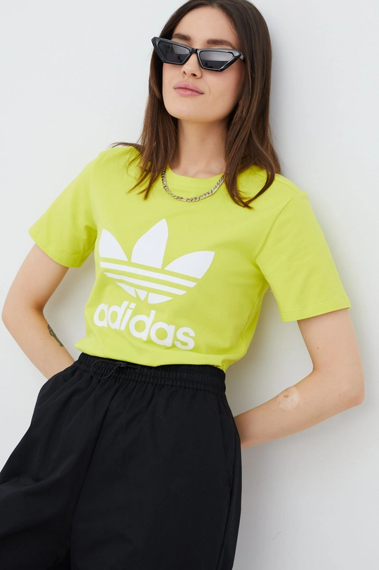 зелен Тениска adidas Originals Adicolor HE6872 Жіночий