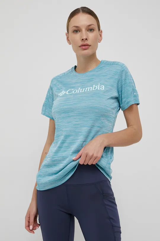 tyrkysová Športové tričko Columbia Zero Rules Graphic Dámsky