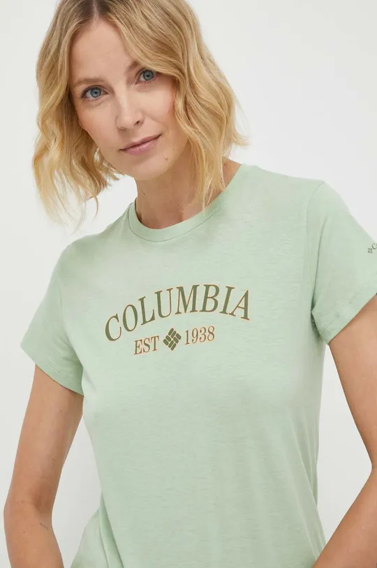 zielony Columbia t-shirt Trek Damski