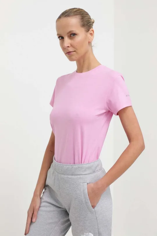 розовый Спортивная футболка Columbia Sun Trek Женский