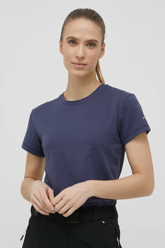 mornarsko modra Športna kratka majica Columbia Sun Trek Ženski