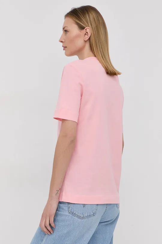 Love Moschino T-shirt bawełniany różowy