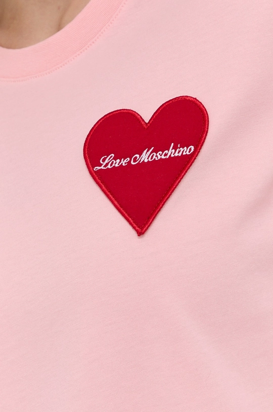 Love Moschino T-shirt bawełniany Damski