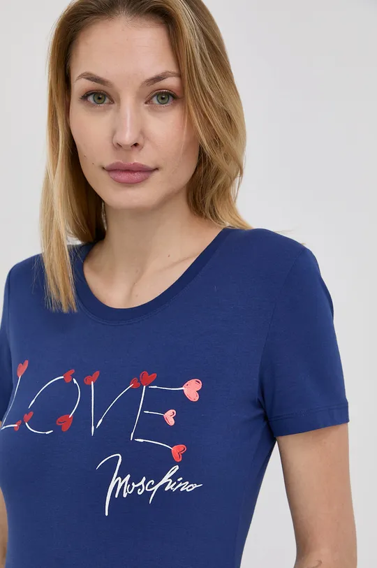 modrá Tričko Love Moschino