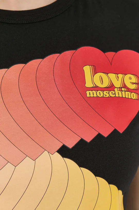 Βαμβακερό μπλουζάκι Love Moschino Γυναικεία