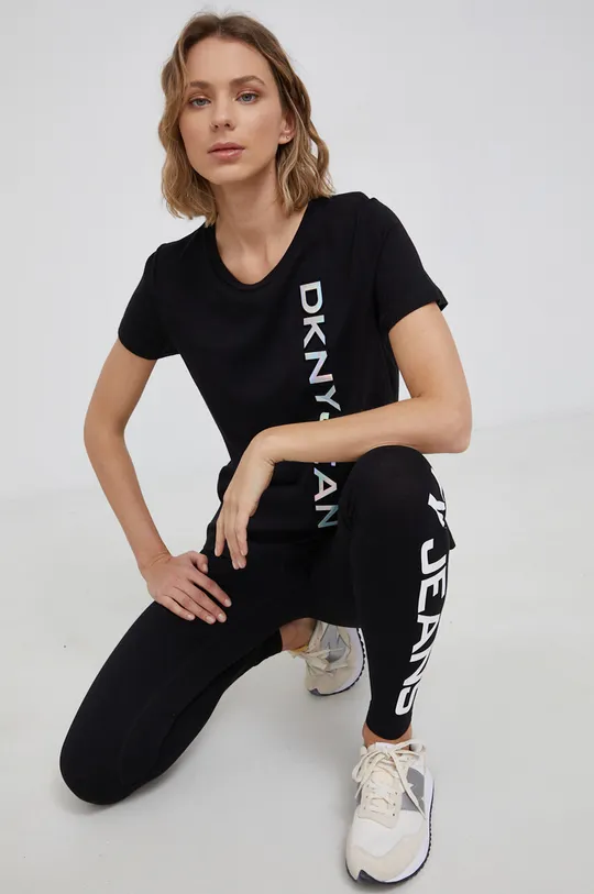Dkny - T-shirt E14E3DNA czarny