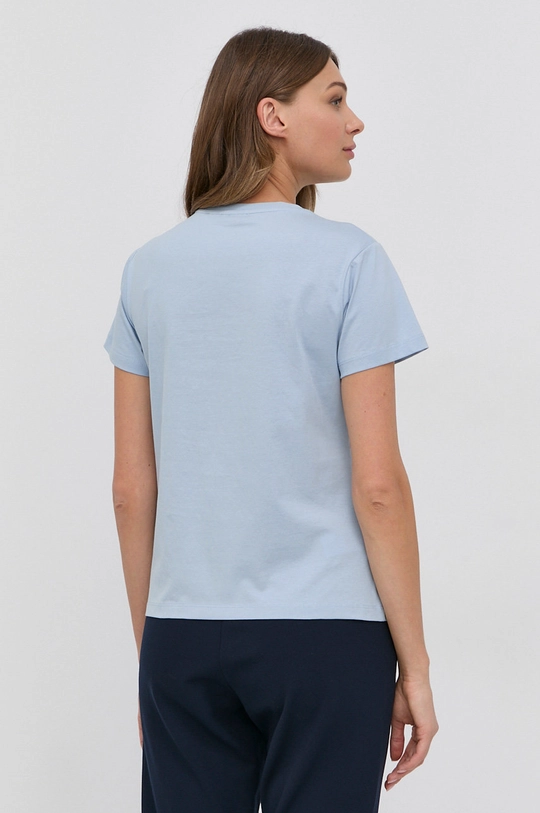 Pinko T-shirt bawełniany Inne materiały: 100 % Poliwinyl, Materiał 1: 100 % Bawełna, Materiał 2: 95 % Bawełna, 5 % Elastan, Materiał 3: 100 % Szkło