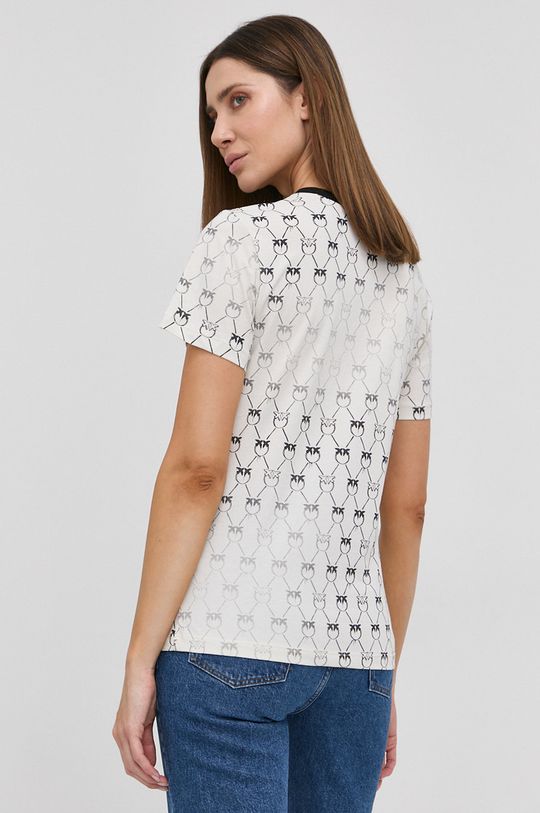 Pinko - Bavlněné tričko  Hlavní materiál: 100% Bavlna Provedení: 100% Sklo Aplikace: 100% Polyester