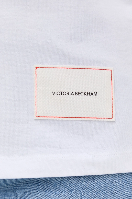 Bombažen t-shirt Victoria Beckham Ženski