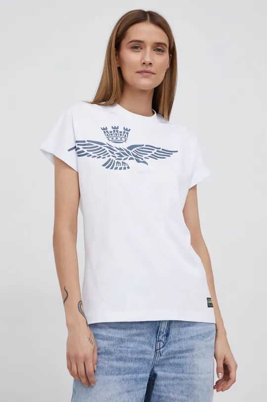 fehér Aeronautica Militare t-shirt