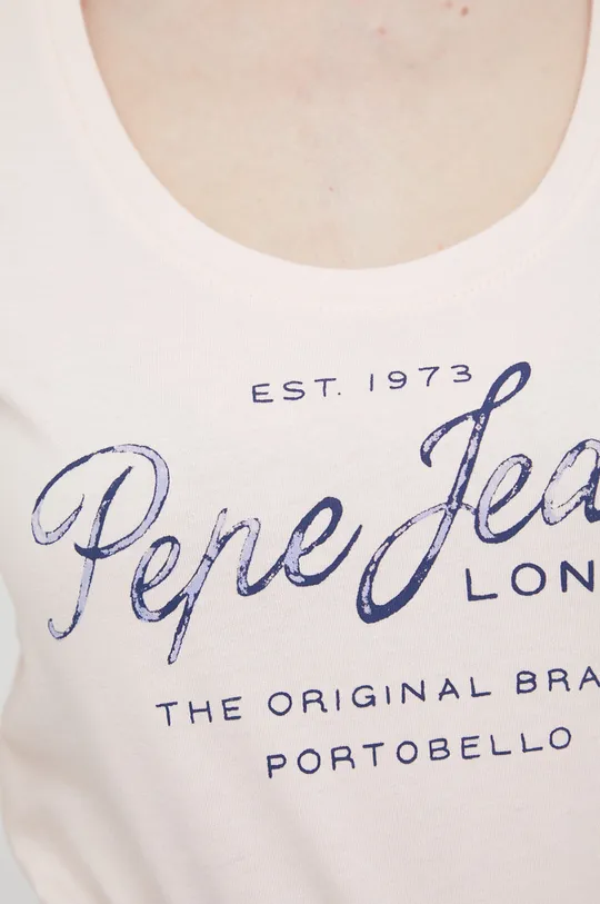 Βαμβακερό μπλουζάκι Pepe Jeans Baia Γυναικεία