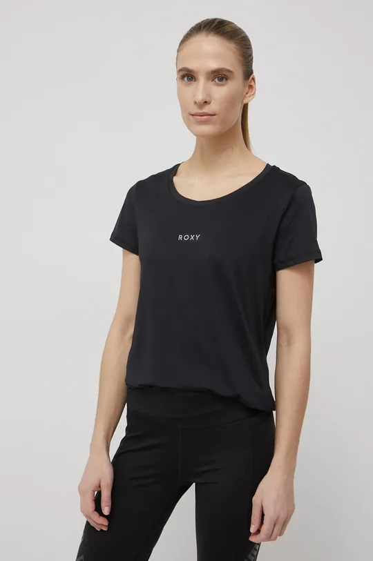 μαύρο Μπλουζάκι Roxy Γυναικεία