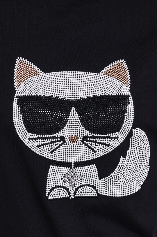 Karl Lagerfeld - Bavlněné tričko Dámský