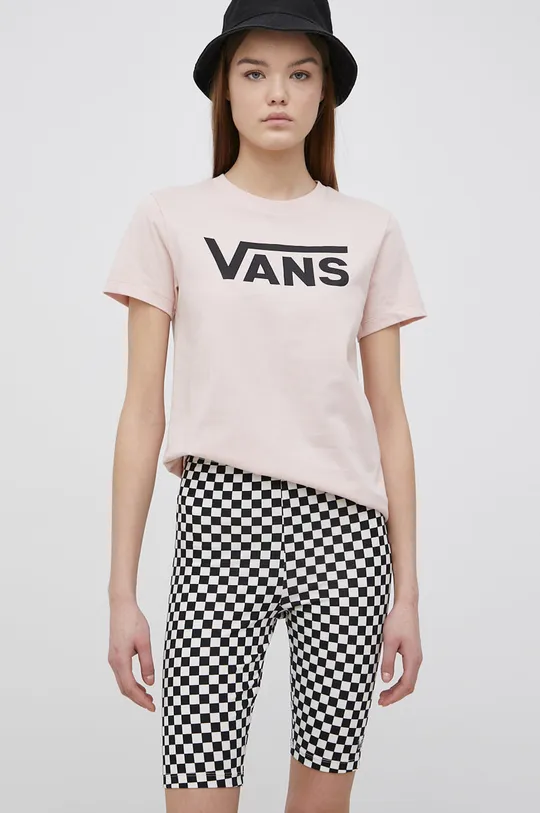 ροζ Vans - Βαμβακερό μπλουζάκι