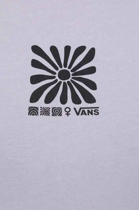 fioletowy Vans t-shirt