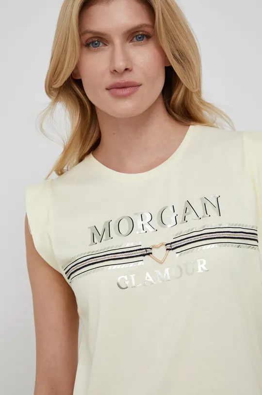 żółty Morgan t-shirt Damski