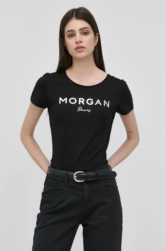 čierna Tričko Morgan Dámsky