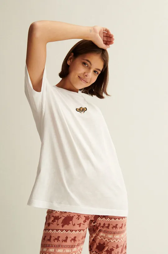λευκό Undiz - Βαμβακερό μπλουζάκι Γυναικεία