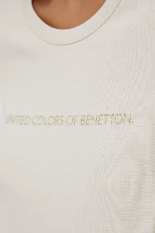 Хлопковая футболка United Colors of Benetton Женский