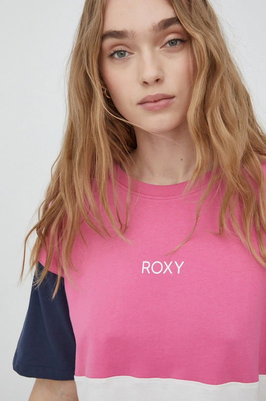 multicolor Roxy t-shirt bawełniany