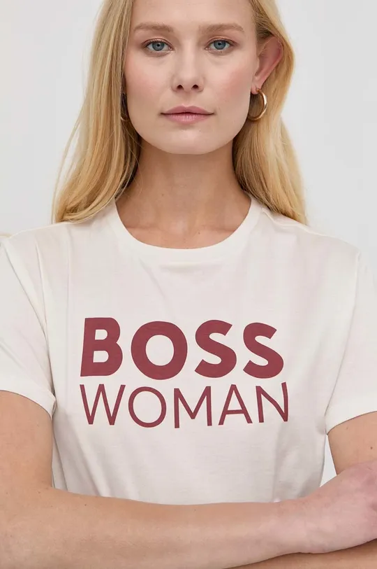 Boss t-shirt bawełniany 50468738 Damski