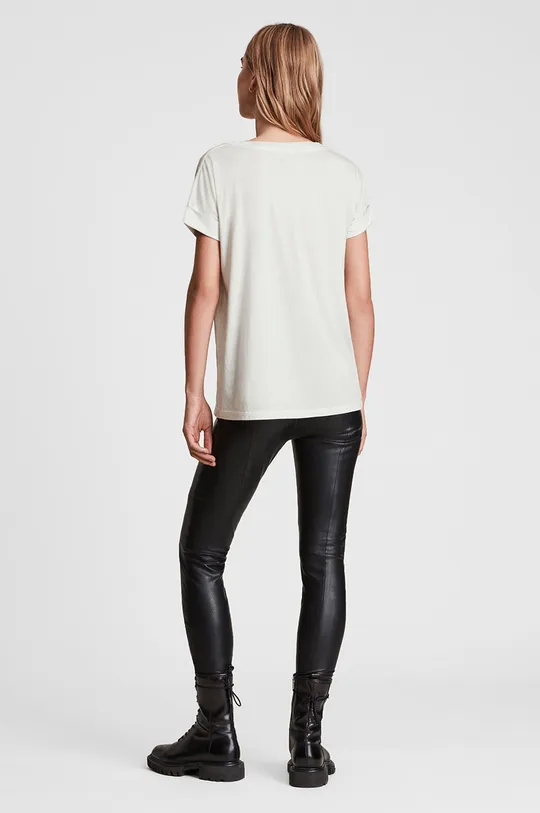 λευκό AllSaints - Βαμβακερό μπλουζάκι