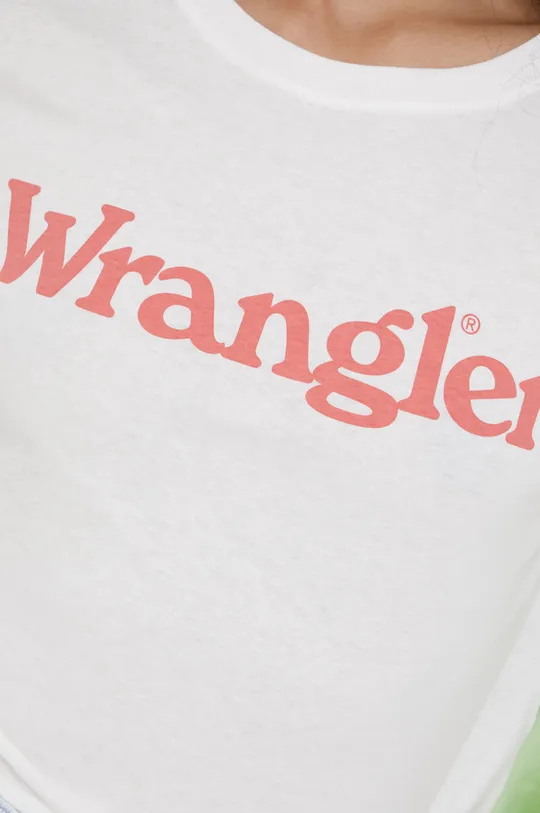 Βαμβακερό μπλουζάκι Wrangler Γυναικεία