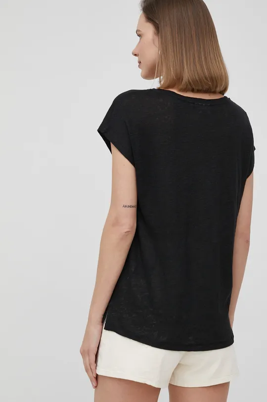 Ľanové tričko Calvin Klein  100% Ľan