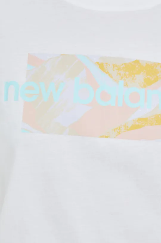 New Balance t-shirt bawełniany WT21555WT Damski