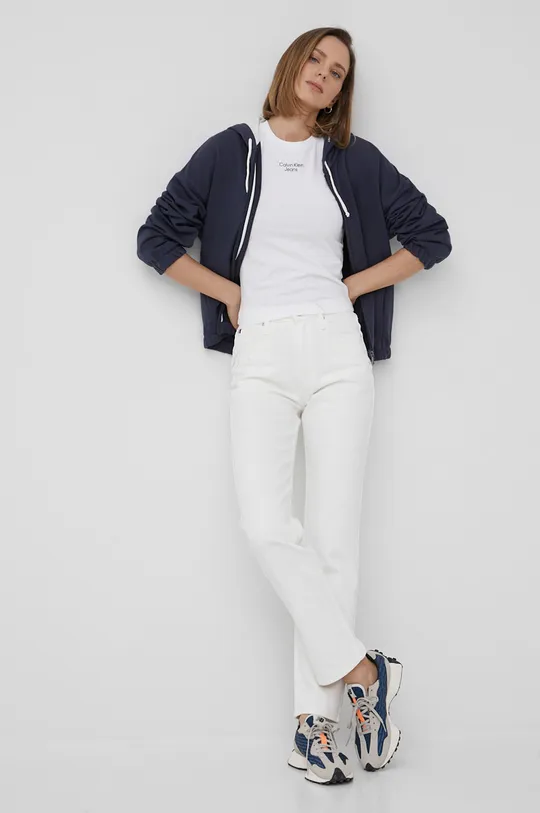 Calvin Klein Jeans t-shirt J20J218707.PPYY biały
