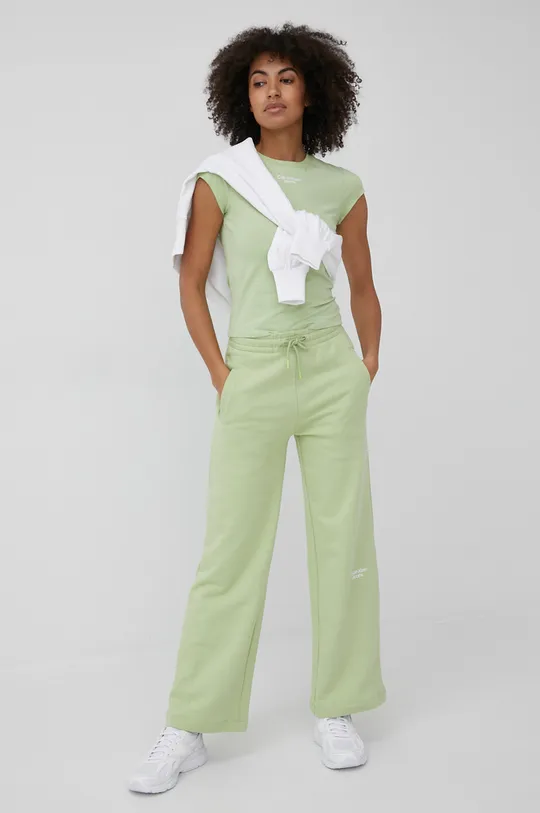 Majica kratkih rukava Calvin Klein Jeans zelena
