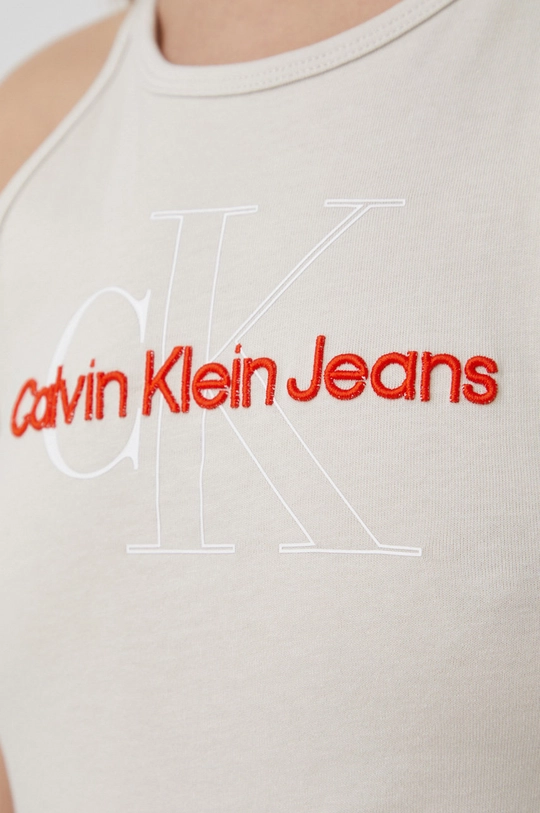 Βαμβακερό Top Calvin Klein Jeans Γυναικεία