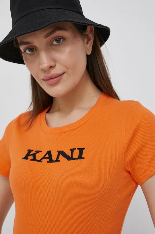 oranžna Kratka majica Karl Kani