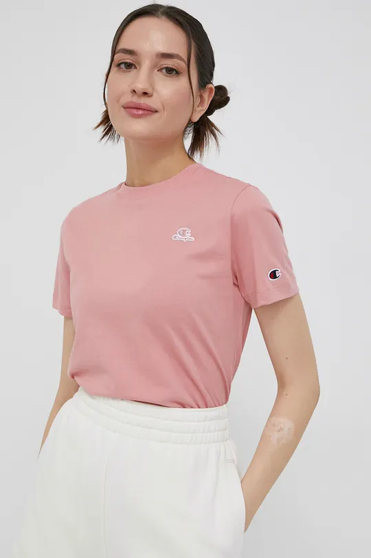 рожевий Бавовняна футболка Champion 114928
