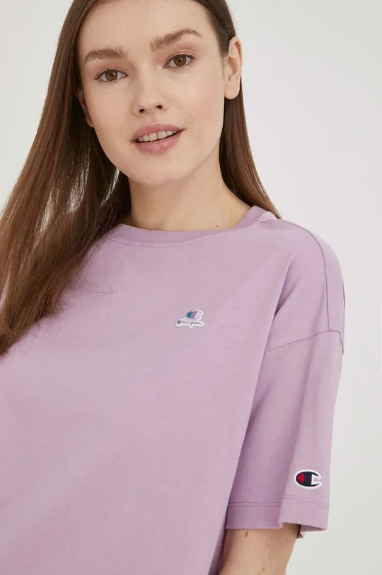 фіолетовий Бавовняна футболка Champion 114930