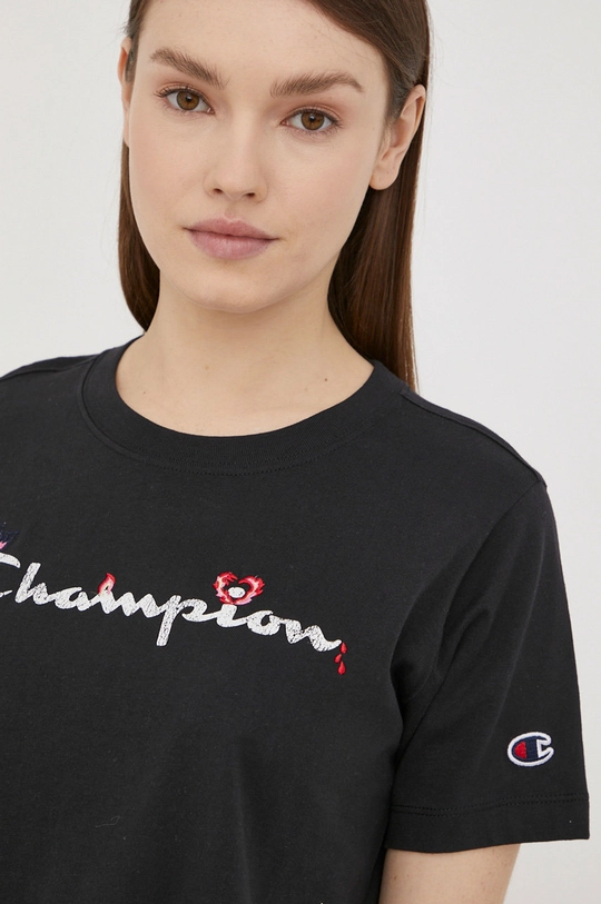 Champion t-shirt bawełniany 115045 Damski