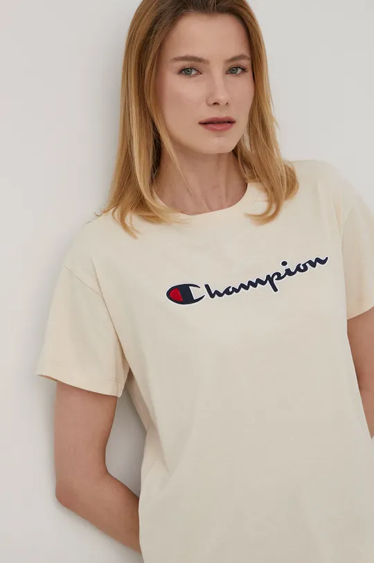 Champion tricou din bumbac 115351 bej