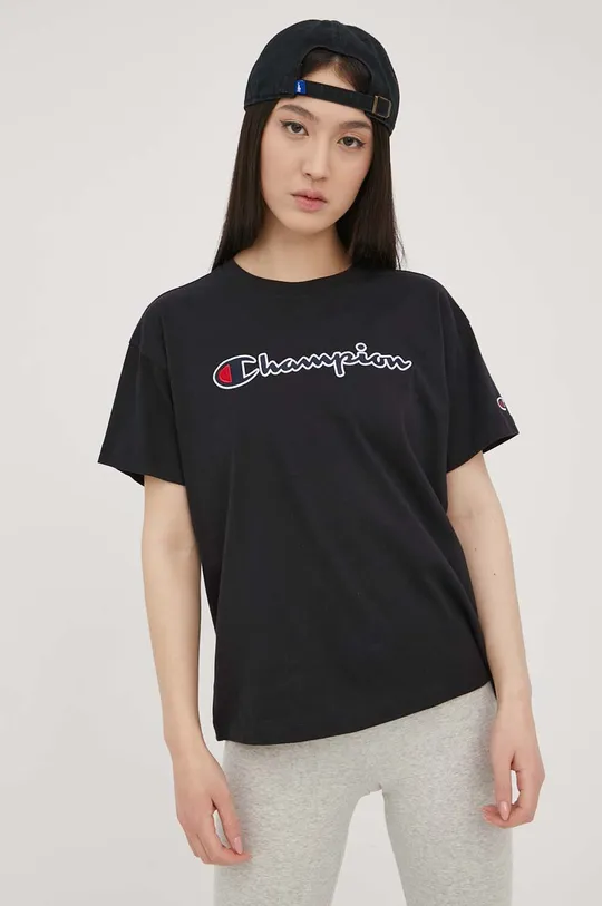 black Champion cotton t-shirt Women’s