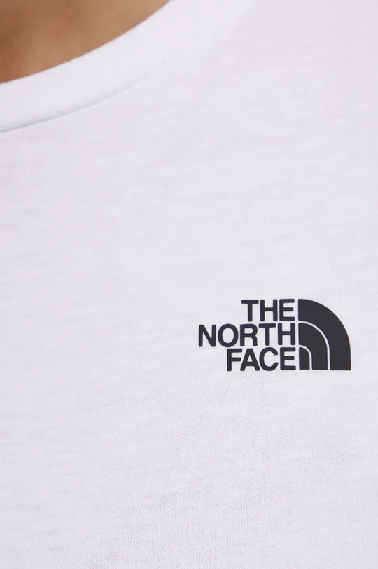 Бавовняна футболка The North Face Для дівчаток
