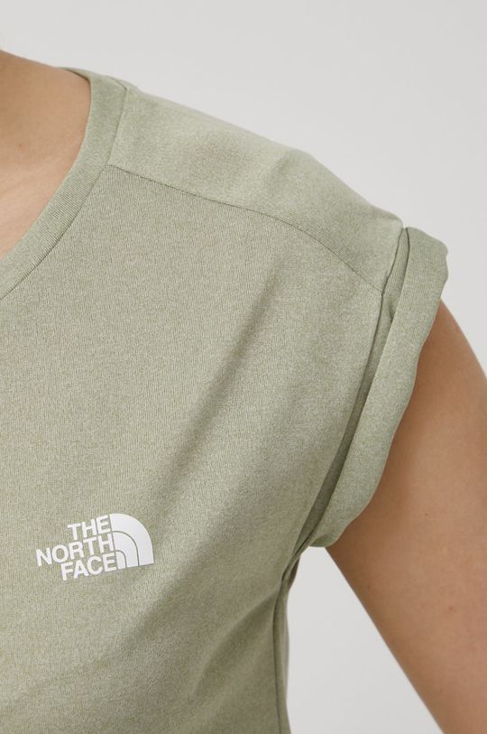 tlumená zelená Sportovní triko The North Face Tanken
